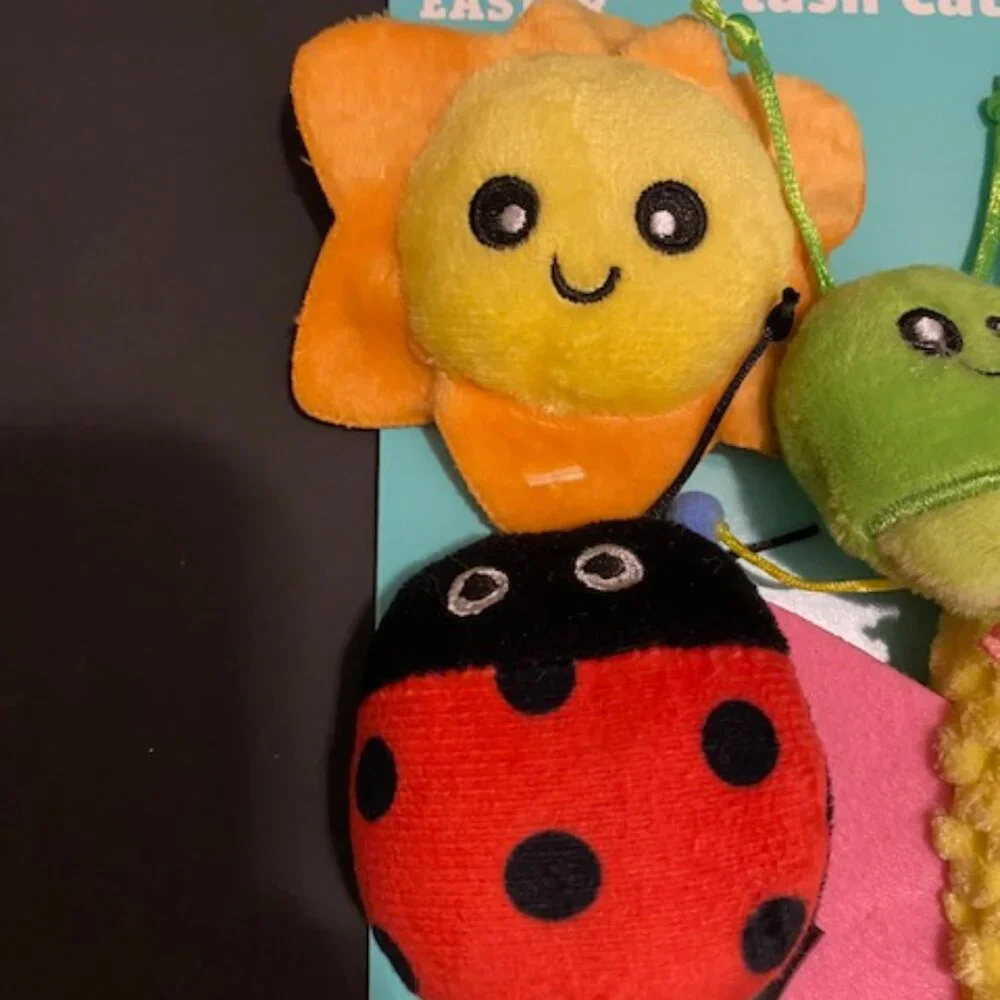 *HAPPY EASTER* Plush Cat Toys 6ct